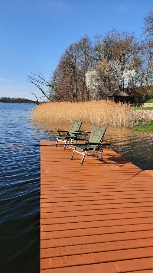 Dom Nad Jeziorem Ublik Z Sauna I Jacuzzi Exteriör bild